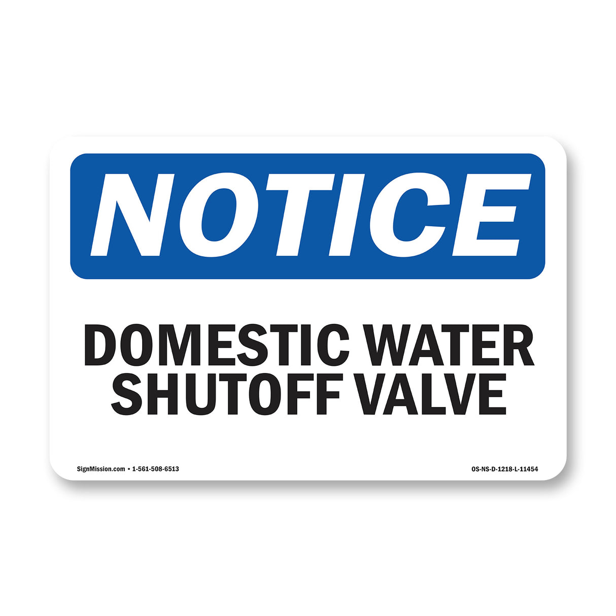 Domestic Water Shutoff Valve