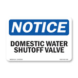 Domestic Water Shutoff Valve