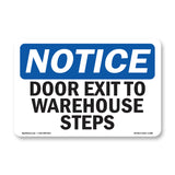 Door Exits To Warehouse Steps