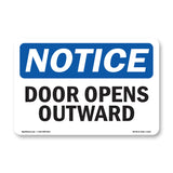 Door Opens Outward