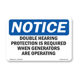 Double Hearing Protection Required