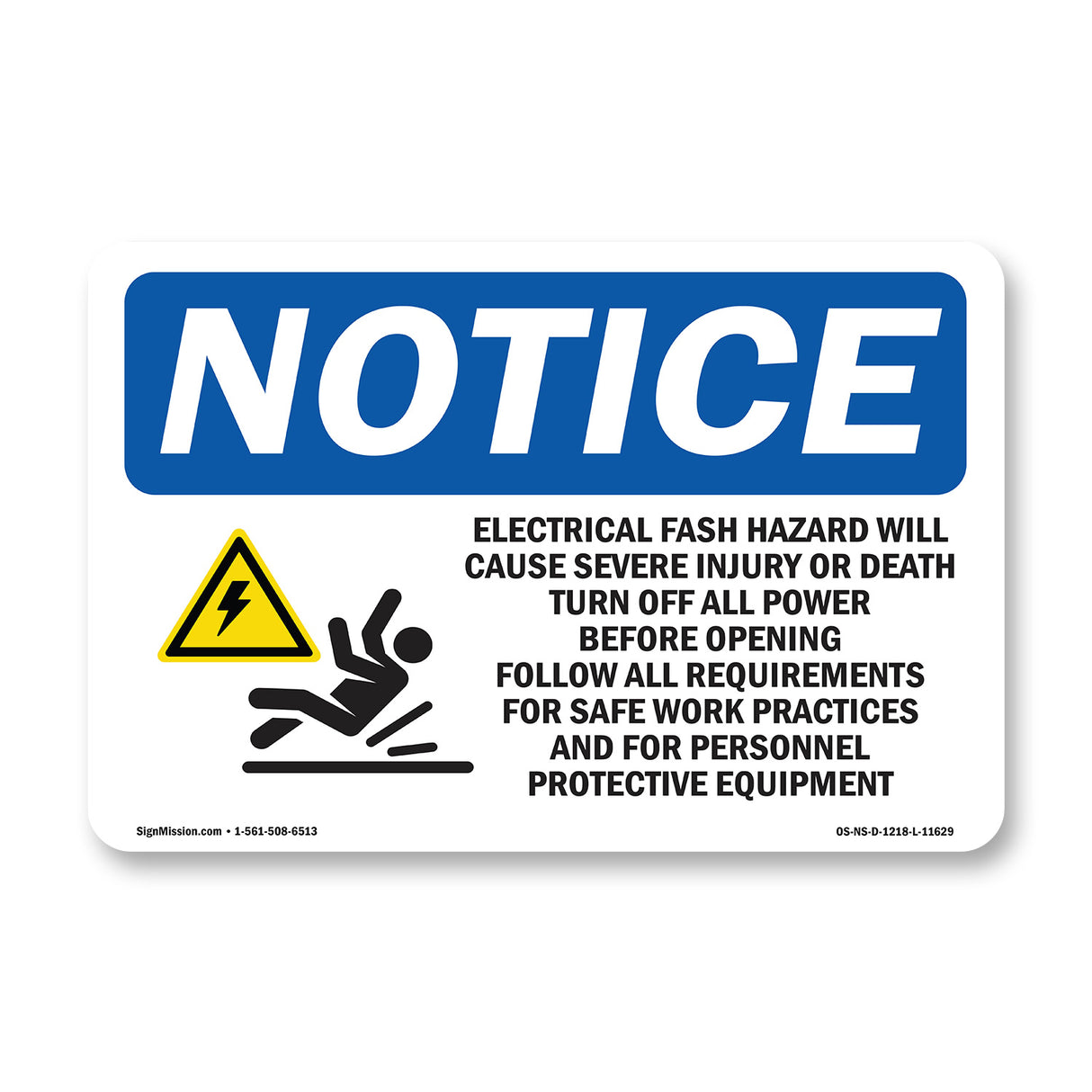 Electric Flash Hazard