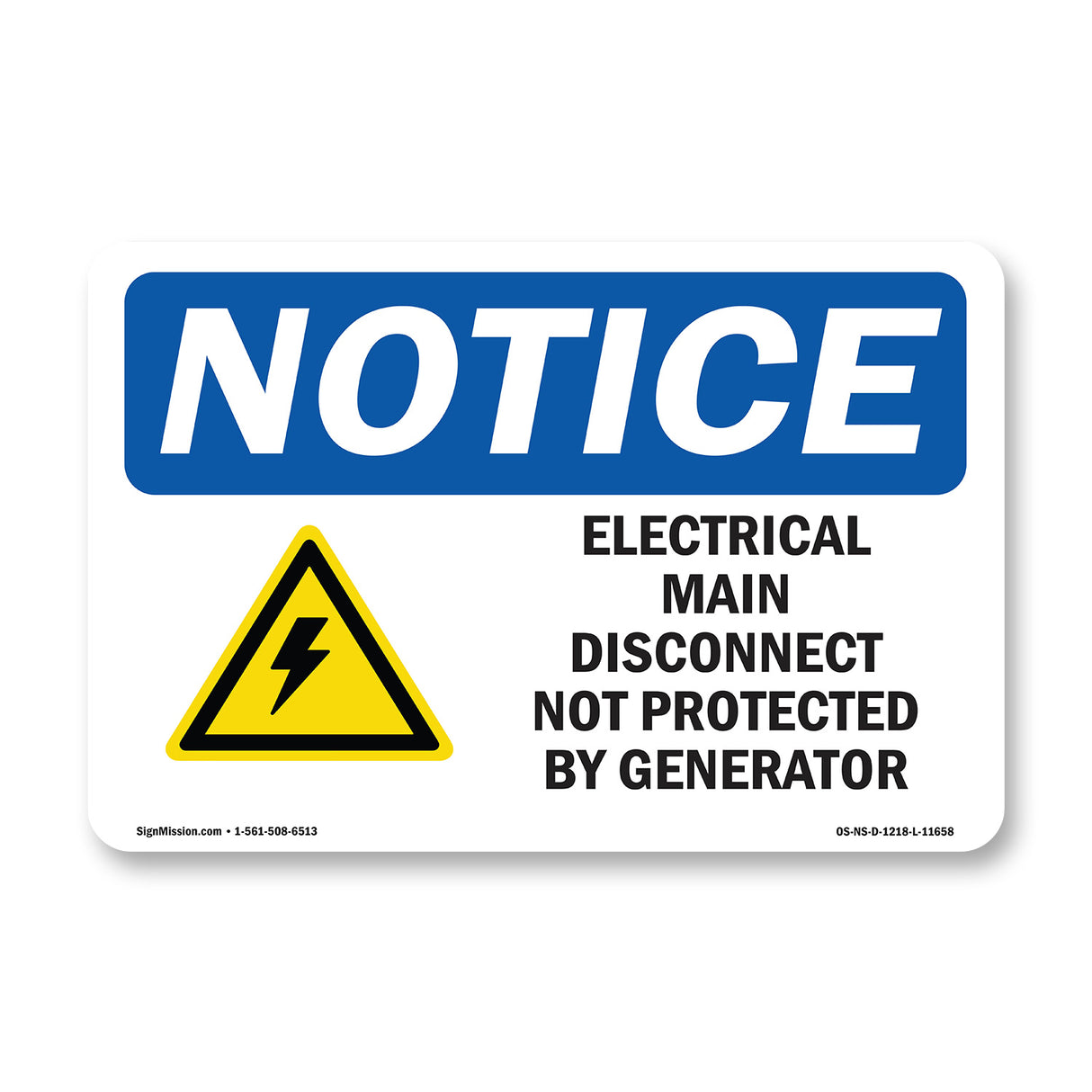 Electrical Main Disconnect Not