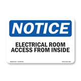 Electrical Room Access From Inside
