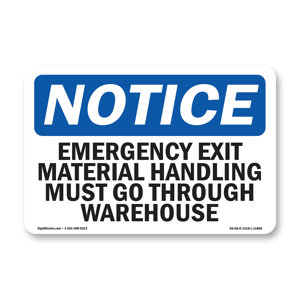 Emergency Exit Material Handling Must Go