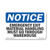 Emergency Exit Material Handling Must Go