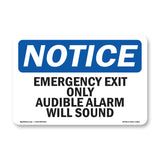 Emergency Exit Only Audible Alarm