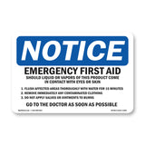Emergency First Aid Should Liquid Or Vapors