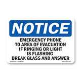 Emergency Phone To Area Of Evacuation If