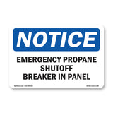 Emergency Propane Shutoff Breaker In Panel