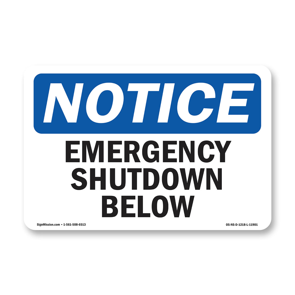 Emergency Shutoff Below