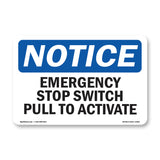 Emergency Stop Switch Pull To Activate