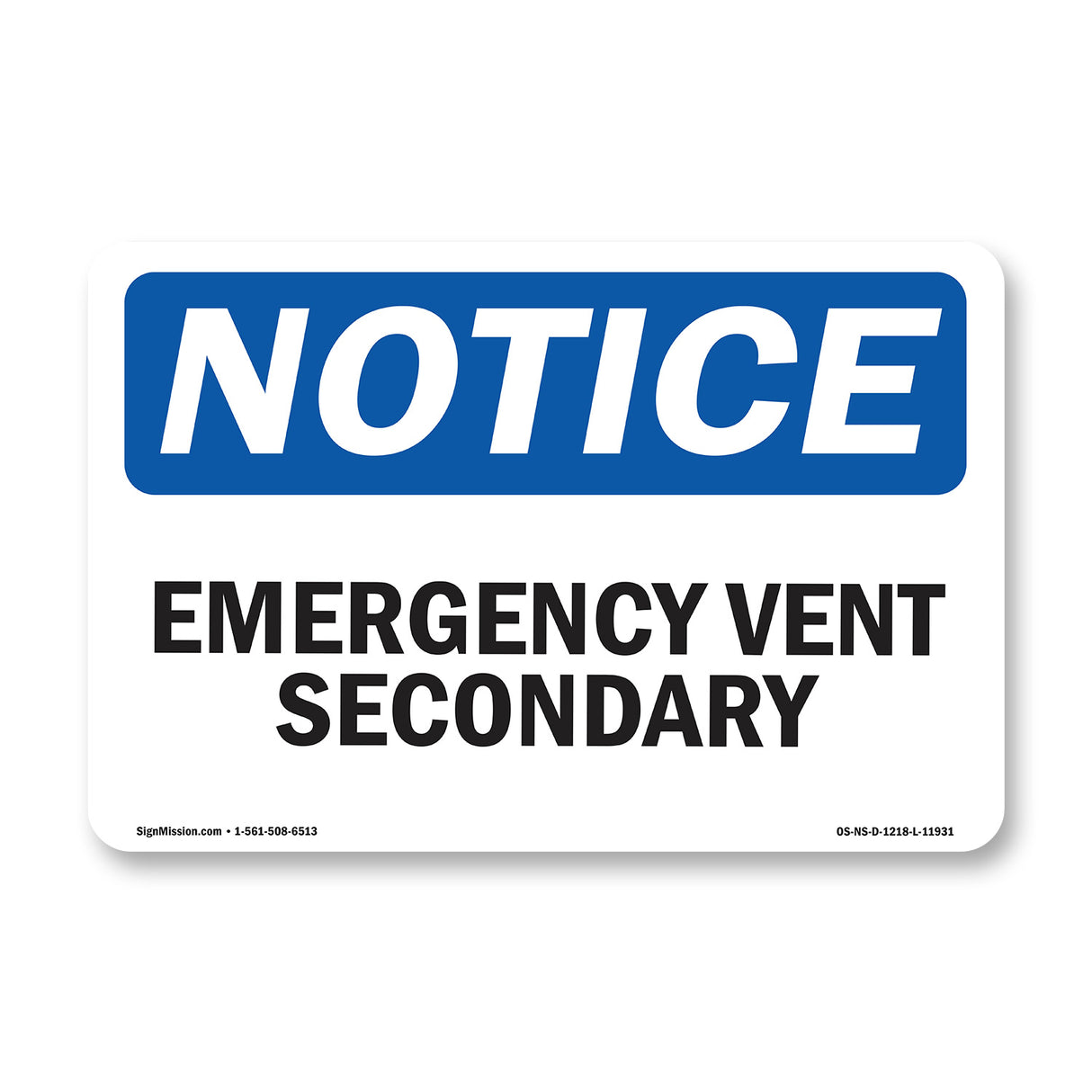Emergency Vent Secondary