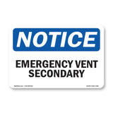 Emergency Vent Secondary