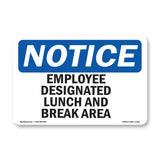 Employee Designated Lunch And Break Area