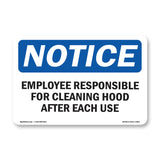 Employees Responsible For Cleaning Hood