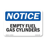 Empty Fuel Gas Cylinders