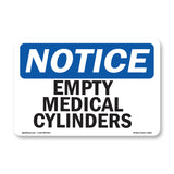 Empty Medical Cylinders