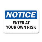 Enter At Your Own Risk