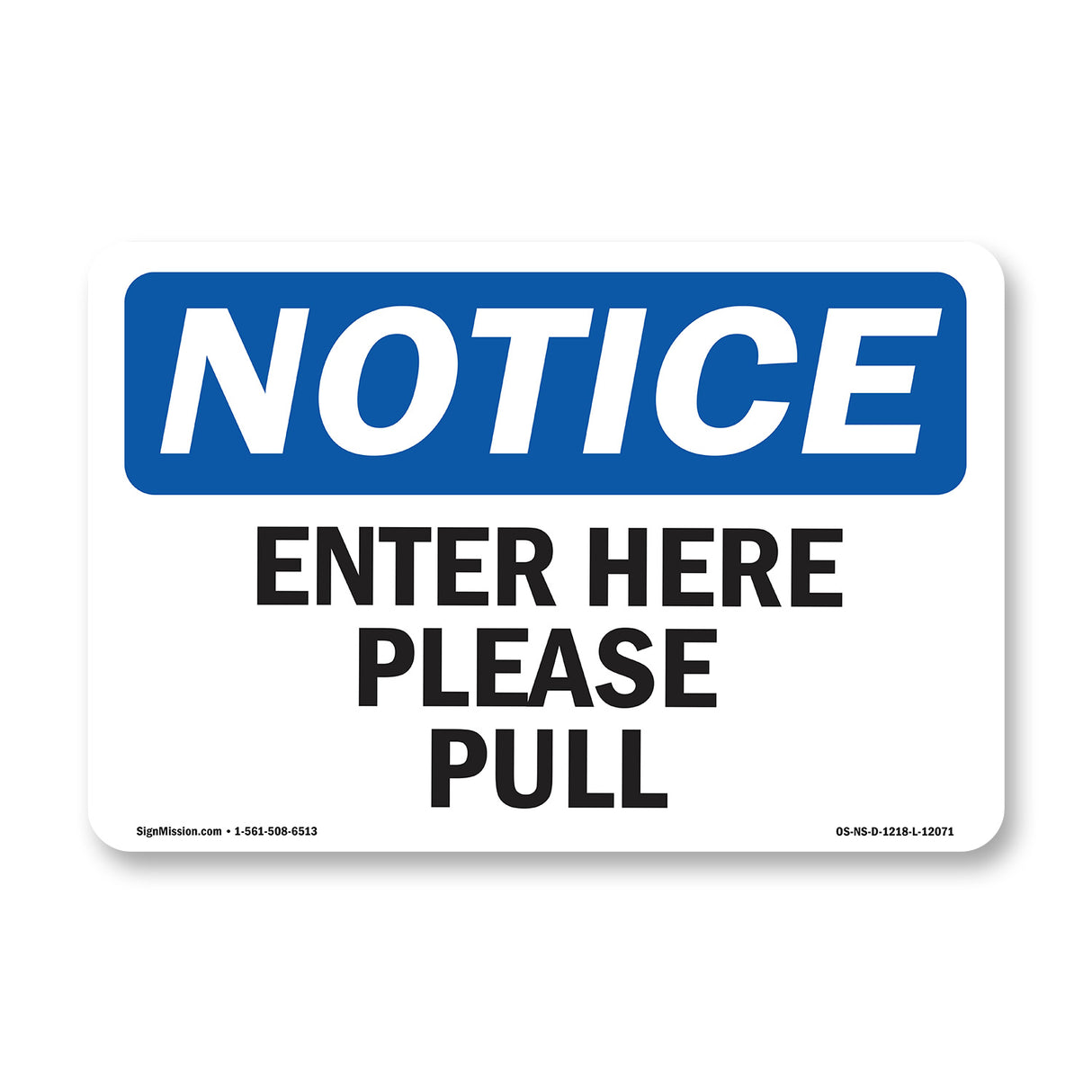 Enter Here Please Pull