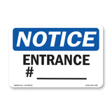 Entrance # ____