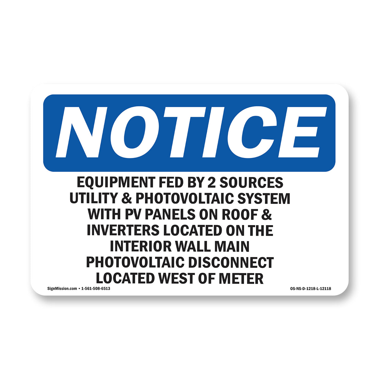 Equipment Fed By 2 Sources Utility And Photovoltaic