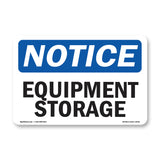 Equipment Storage