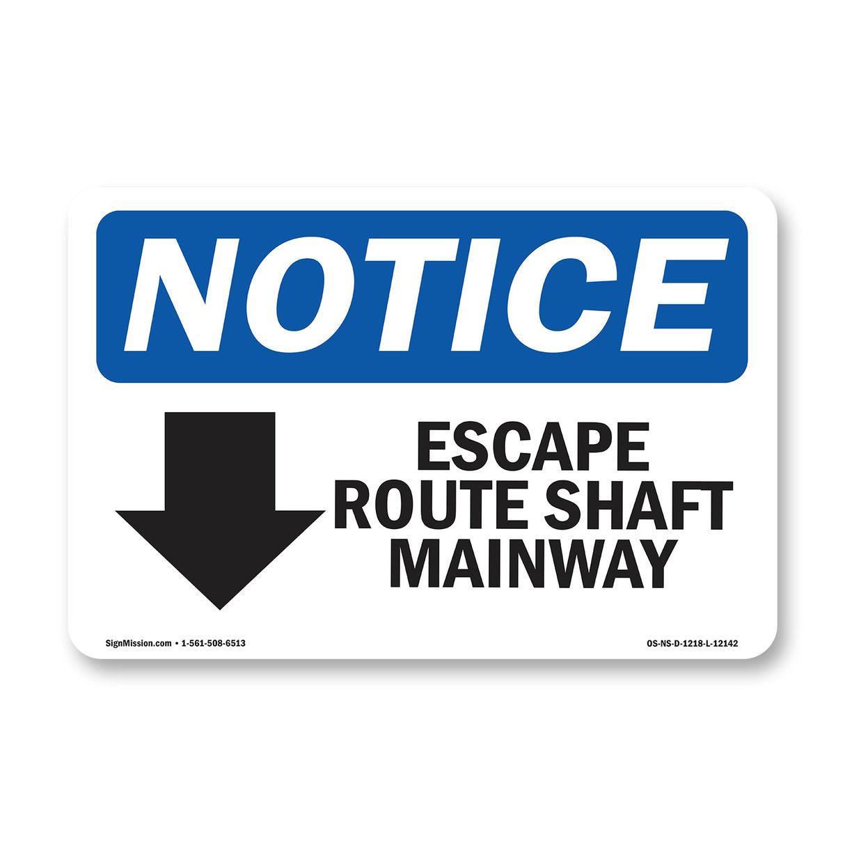 Escape Route Shaft Manway [Down Arrow]