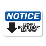 Escape Route Shaft Manway [Down Arrow]