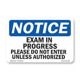 Exam In Progress Please Do Not Enter Unless