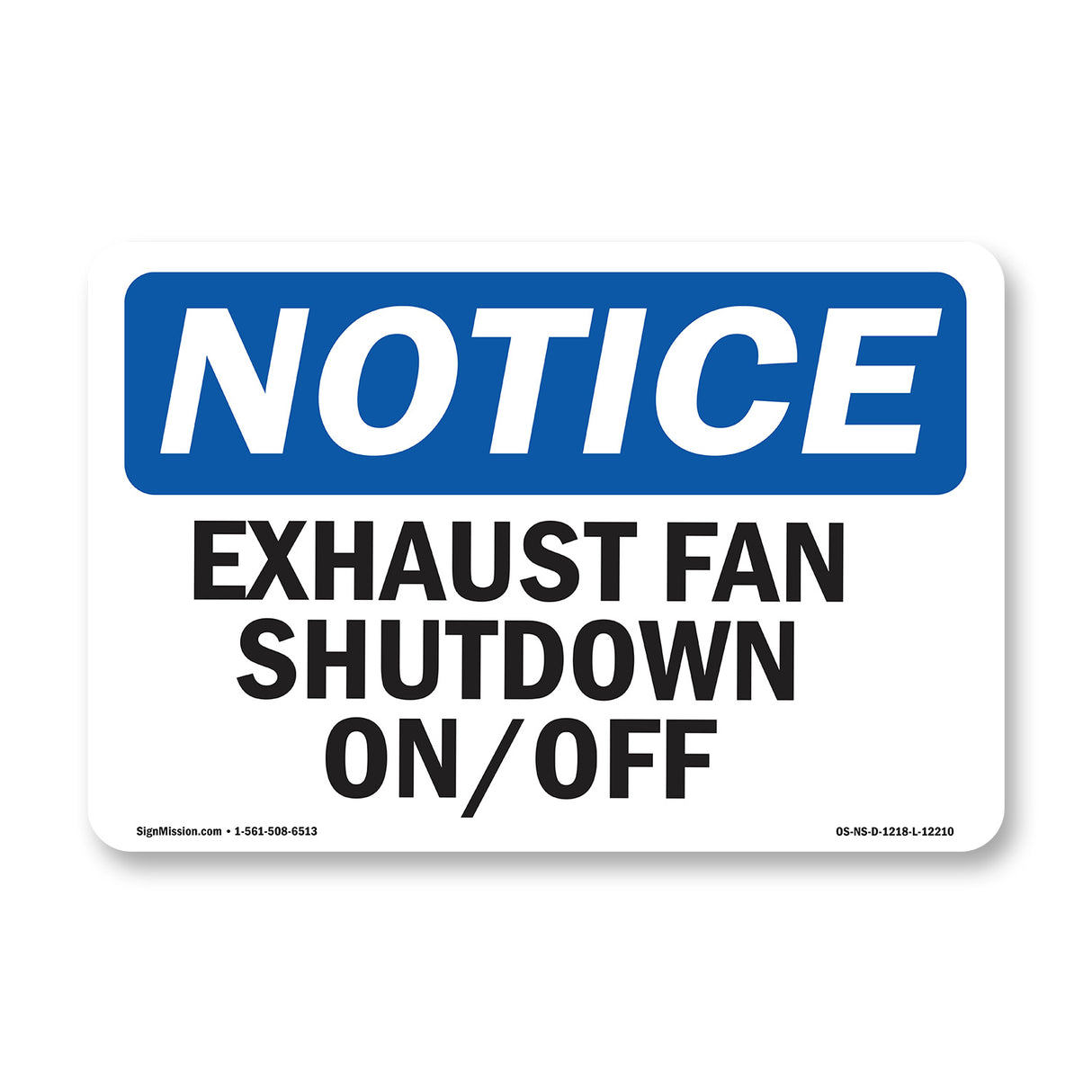 Exhaust Fan Shutdown On Off