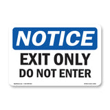 Exit Only Do Not Enter