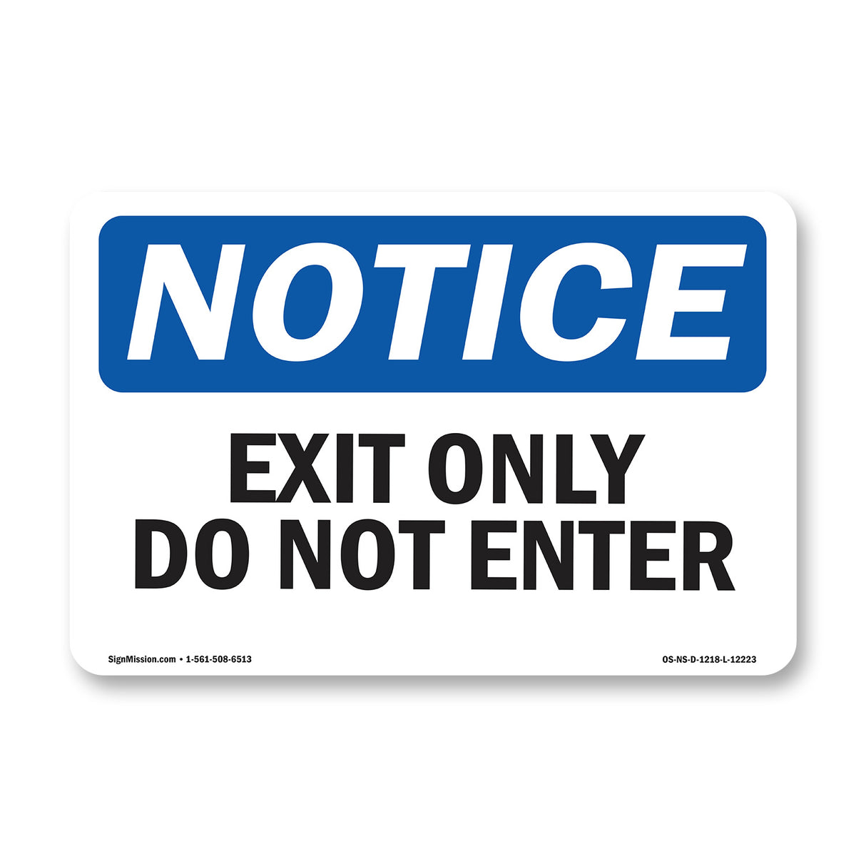 Exit Only Do Not Enter
