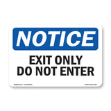 Exit Only Do Not Enter