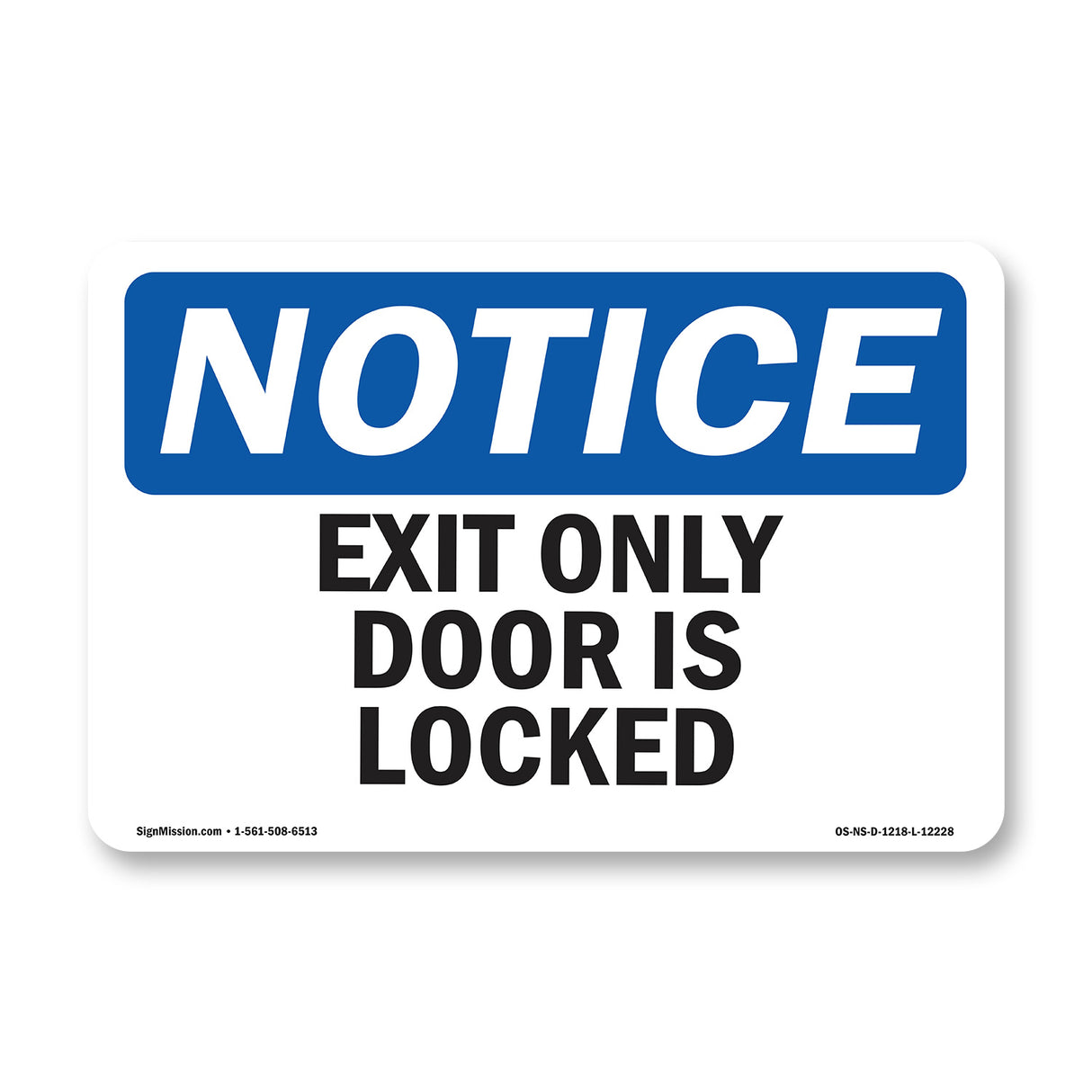 Exit Only Door Is Locked