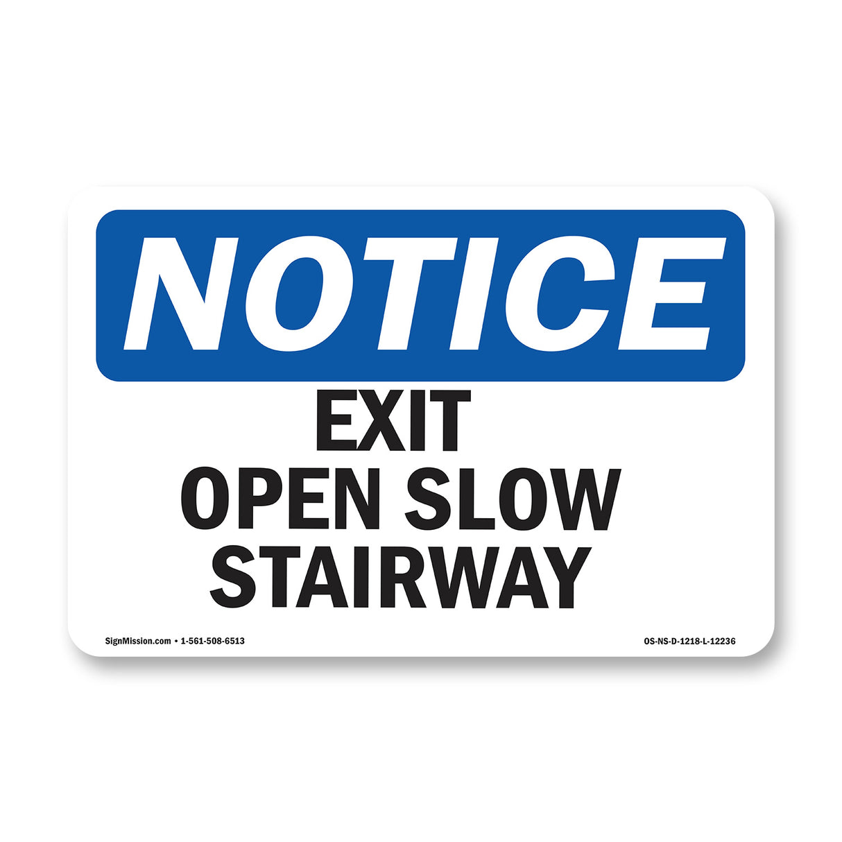 Exit Open Slow Stairway