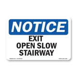 Exit Open Slow Stairway
