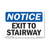 Exit To Stairway