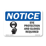 Eye Protection & Gloves Required