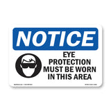 Eye Protection Must Be Worn