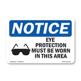 Eye Protection Must Be Worn