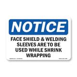 Face Shield & Welding Sleeves Are To Be