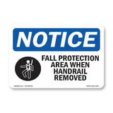 Fall Protection Area When Handrail