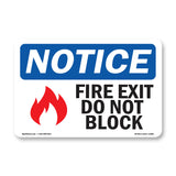Fire Exit Do Not Block