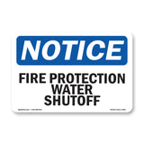 Fire Protection Water Shutoff