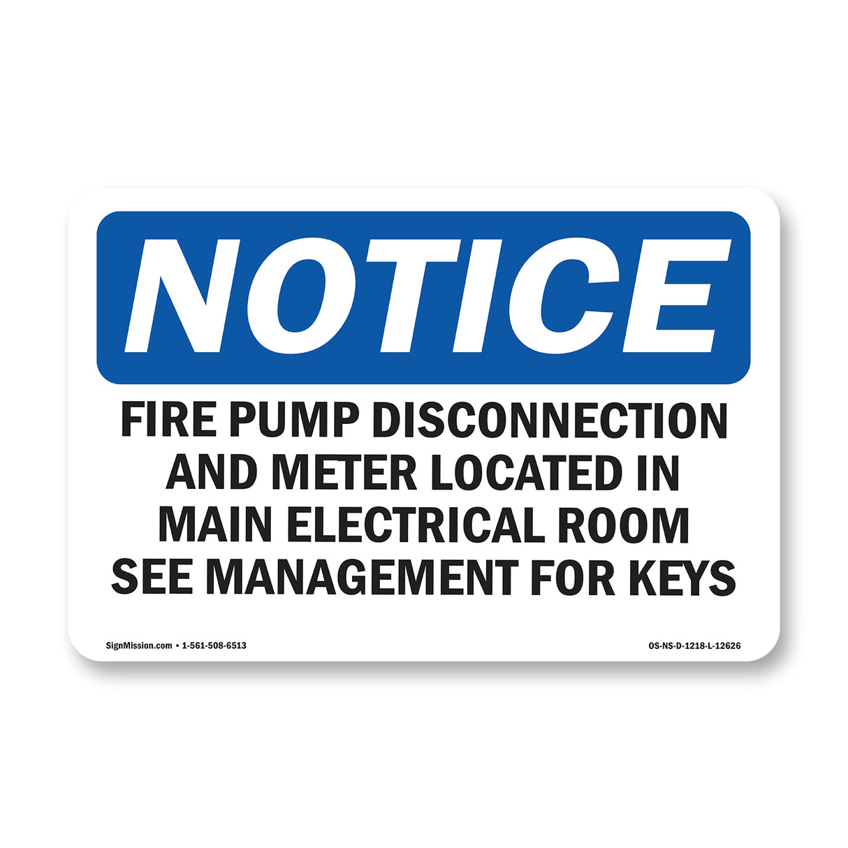 Fire Pump Disconnection And Meter Located