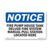 Fire Pump House Tank Deluge Fire