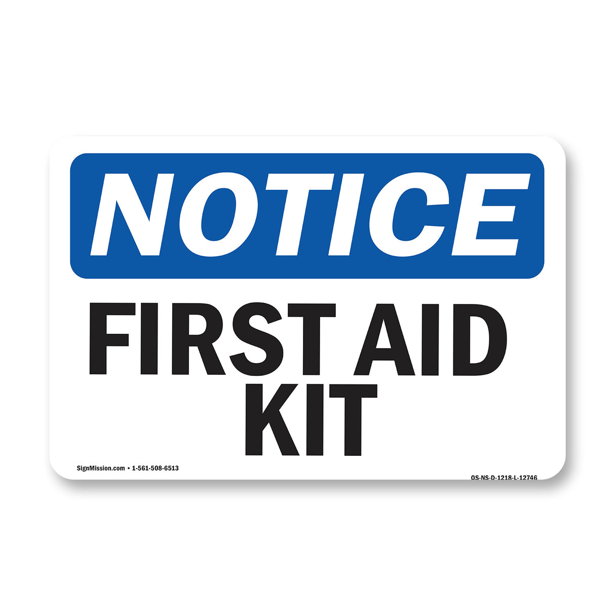 First Aid Kit Sign