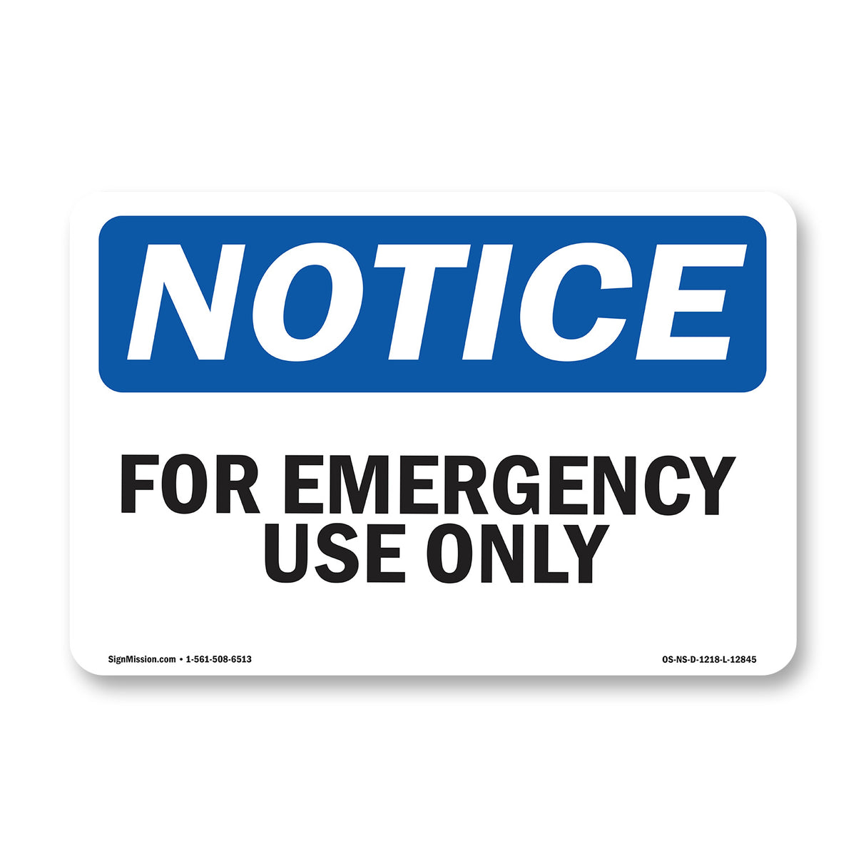 For Emergency Use Only