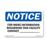 For More Information Regarding